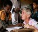 Pat returns to Locks Heath school after a year teaching in Africa